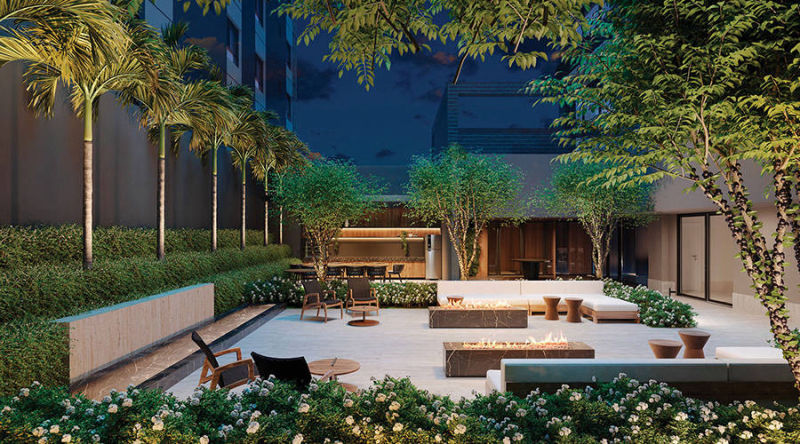 Park Lane Ibirapuera - Praça e Churrasqueira